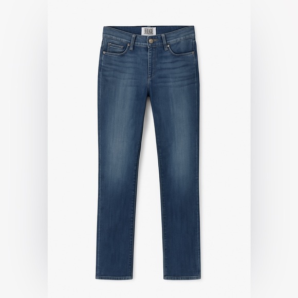 Paige Rising Glen Straight Leg Jeans Women’s Size 25 Blue Wash - Picture 1 of 13